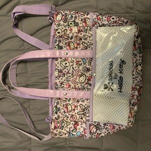 Hello Kitty x Tokidoki Tote Bag Purse LE EUC